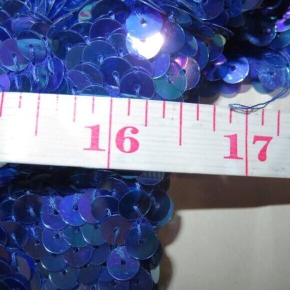 A.J. Bari 100% Silk Shimmer Sequin Long Sleeve Evening Wear Top size 8 M Vintage - Picture 9 of 11